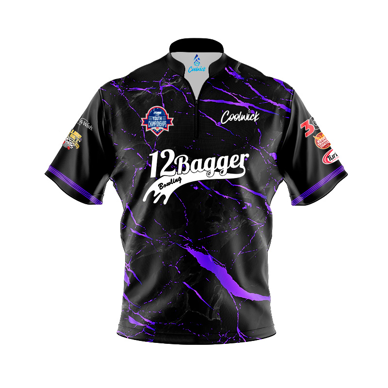 Storm Green Spiral Waves Bowling Jersey For Sale Storm CoolWick