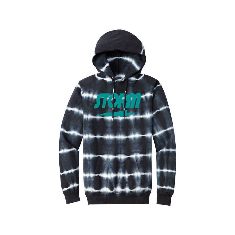 Storm Bowling Allover Stripe Tie-Dye Hoodie
